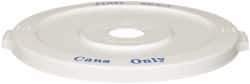 PRO-SOURCE - 32 Gal White Round Recycling Container - Polyethylene - Americas Industrial Supply