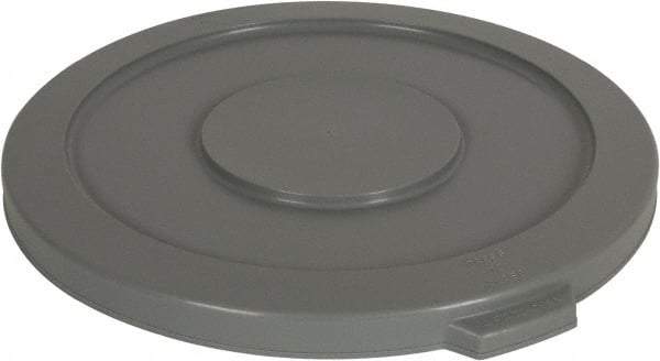 PRO-SOURCE - Round Lid for Use with 32 Gal Round Trash Cans - Gray, Plastic, For Huskee Trash Cans - Americas Industrial Supply