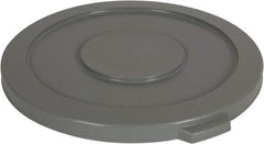 PRO-SOURCE - Round Lid for Use with 32 Gal Round Trash Cans - Gray, Plastic, For Huskee Trash Cans - Americas Industrial Supply