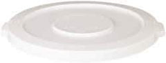 PRO-SOURCE - Round Lid for Use with 32 Gal Round Trash Cans - White, Plastic, For Huskee Trash Cans - Americas Industrial Supply