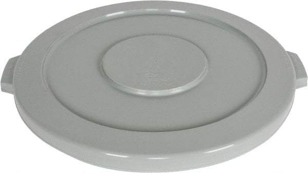 PRO-SOURCE - Round Lid for Use with 44 Gal Round Trash Cans - Gray, Plastic, For Huskee Trash Cans - Americas Industrial Supply