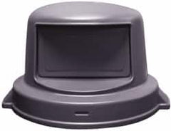 PRO-SOURCE - Dome Lid for Use with 55 Gal Trash Cans - Gray, Plastic, For Huskee Trash Cans - Americas Industrial Supply