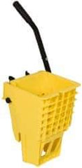 PRO-SOURCE - Plastic Wringer - 12" High x 16" Wide, Yellow, Metal Handle - Americas Industrial Supply