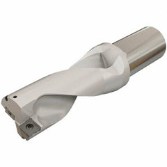 Iscar - 90mm Max Drill Depth, 2xD, 45mm Diam, Indexable Insert Drill - 2 Inserts, 40mm Shank Diam, Whistle Notch Shank - Americas Industrial Supply