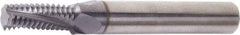 Vargus - M14x2 ISO, 9.9mm Cutting Diam, 4 Flute, Solid Carbide Helical Flute Thread Mill - Internal Thread, 28mm LOC, 73mm OAL, 10mm Shank Diam - Americas Industrial Supply