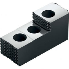 Schunk - 30" Max Chuck Diam 3/32" X 90° Serrated Hard Lathe Chuck Top Jaws - Americas Industrial Supply