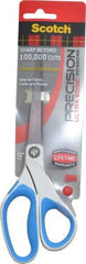 3M - 8" LOC, 8" OAL Stainless Steel Precision Ultra Edge Scissor - For Crafts - Americas Industrial Supply