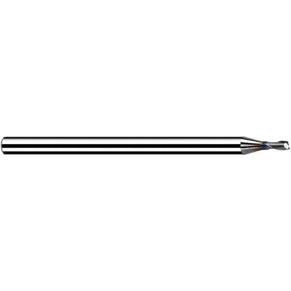 Fraisa - 0.4mm, 0.48mm LOC, 40mm OAL, 2 Flute Solid Carbide Square End Mill - Americas Industrial Supply