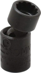 Proto - 1/4" Drive 10mm Standard Universal Impact Socket - 12 Points, 1-13/32" OAL - Americas Industrial Supply