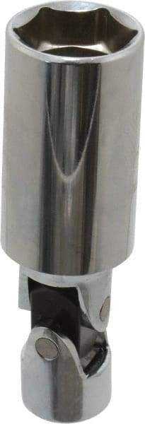 Blackhawk by Proto - 3/8 Inch Drive, 13/16 Inch Spark Plug Hand Socket - 6 Points, 3-1/2 Inch Overall Length - Americas Industrial Supply