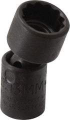 Proto - 1/4" Drive 13mm Standard Universal Impact Socket - 12 Points, 1-19/32" OAL - Americas Industrial Supply