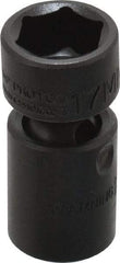 Proto - 3/8" Drive 17mm Standard Universal Impact Socket - 6 Points, 2-3/32" OAL - Americas Industrial Supply