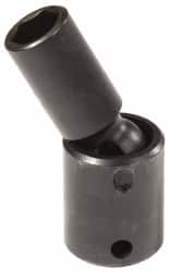 Proto - 3/8" Drive 19mm Deep Universal Impact Socket - 6 Points, 2-13/16" OAL - Americas Industrial Supply