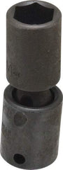 Proto - 3/8" Drive 15mm Deep Universal Impact Socket - 6 Points, 2-11/16" OAL - Americas Industrial Supply