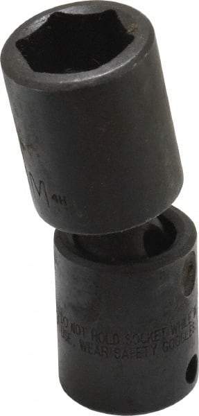 Proto - 3/8" Drive 17mm Deep Universal Impact Socket - 6 Points, 2-11/16" OAL - Americas Industrial Supply