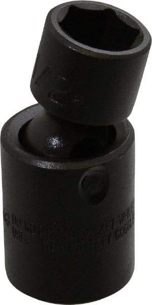 Proto - 3/8" Drive 1/2" Standard Universal Impact Socket - 6 Points, 2" OAL - Americas Industrial Supply