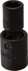 Proto - 1/2" Drive 13mm Standard Universal Impact Socket - 6 Points, 2-19/32" OAL - Americas Industrial Supply