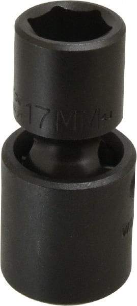 Proto - 1/2" Drive 17mm Standard Universal Impact Socket - 6 Points, 2-11/16" OAL - Americas Industrial Supply