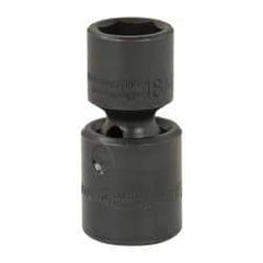 Proto - 1/2" Drive 18mm Standard Universal Impact Socket - 6 Points, 2-11/16" OAL - Americas Industrial Supply