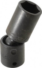 Proto - 1/2" Drive 7/8" Deep Universal Impact Socket - 6 Points, 3-1/2" OAL - Americas Industrial Supply