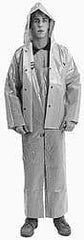 Tingley - Size S, Yellow, Chemical Jacket - 36-38" Chest, Packable Hood - Americas Industrial Supply