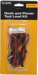 Fluke - Black/Red Electrical Test Equipment Hook & Pincer Kit - Use with All Models - Americas Industrial Supply