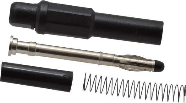 Pomona - Black Electrical Test Equipment Banana Plug - Americas Industrial Supply