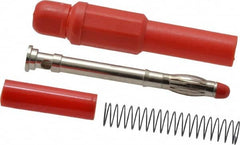 Pomona - Red Electrical Test Equipment Banana Plug - Use with Banana Plugs - Americas Industrial Supply