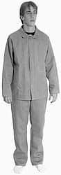 Steel Grip - Size XL Welding & Flame Resistant/Retardant Jacket - Green, Cotton, Snaps Closure, 48 to 50" Chest - Americas Industrial Supply