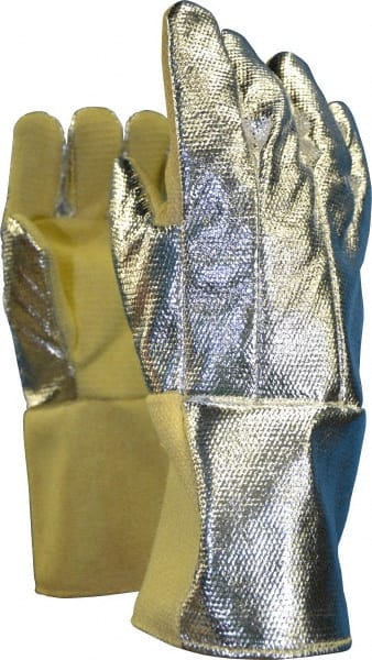 Steel Grip - Size Universal Wool Lined Aluminized Thermonol Welding Glove - Americas Industrial Supply