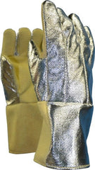 Steel Grip - Size Universal Wool Lined Aluminized Thermonol Welding Glove - Americas Industrial Supply
