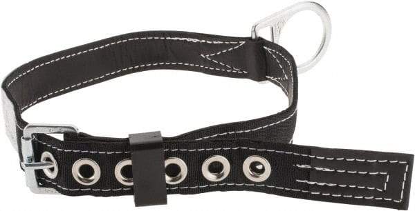 Miller - Size M, 35 to 43 Inch Waist, 1-3/4 Inch Wide, Single D Ring Style Body Belt - Nylon Webbing, Tongue Buckle Connection - Americas Industrial Supply