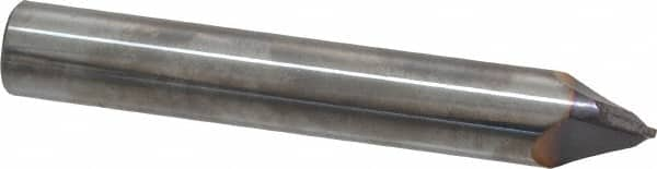 Niagara Cutter - 3/8" Diam 2 Flute Single End Solid Carbide Chamfer Mill - Americas Industrial Supply