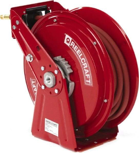 Reelcraft - 50' Spring Retractable Hose Reel - 300 psi, Hose Included - Americas Industrial Supply