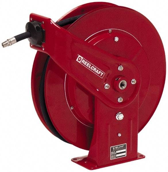 Reelcraft - 50' Spring Retractable Hose Reel - 4,800 psi, Hose Included - Americas Industrial Supply