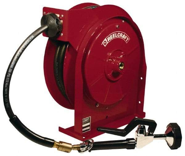 Reelcraft - 35' Spring Retractable Hose Reel - 250 psi, Hose Included - Americas Industrial Supply