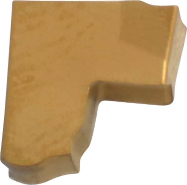 Iscar - TAGN J IC808 Grade, 0.118" Cutting Width, Carbide Cutoff Insert - 0° Neutral Lead Angle, 0.0079" Cnr Rad, TiAlN Coated, Single End - Americas Industrial Supply