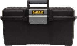 DeWALT - 1 Compartment Tool Box - 24" Wide x 11-1/2" Deep x 10-29/32" High, Metal/Resin, Black - Americas Industrial Supply