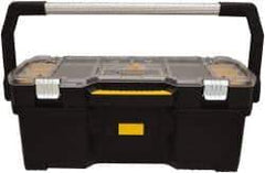 DeWALT - 16 Compartment Tool Tote - 26-3/8" Wide x 12-23/32" Deep x 11-13/64" High, Metal/Resin/Plastic, Black - Americas Industrial Supply