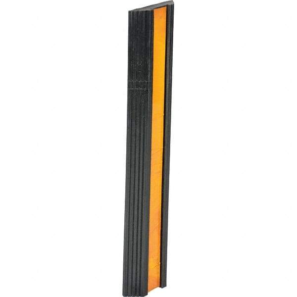 Vestil - 24" Long x 5-1/8" Wide x 1-3/8" High, Bumper Stop - Yellow & Black - Americas Industrial Supply
