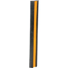 Vestil - 36" Long x 5-1/8" Wide x 1-3/8" High, Bumper Stop - Yellow & Black - Americas Industrial Supply