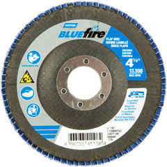 ‎4-1/2 × 7/8″ BlueFire Fiberglass Conical Flap Disc Type 29 P60 Grit R884V1 Zirconia Alumina - Americas Industrial Supply