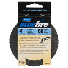 4″ × 5/8″ Flap Disc BlueFire Type 29 Fiberglass Plate 60 Grit - Americas Industrial Supply