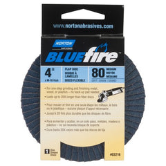4″ × 5/8″ Flap Disc BlueFire Type 29 Fiberglass Plate 80 Grit - Americas Industrial Supply