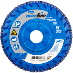 5 × 7/8″ BlueFire Plastic Flat Flap Disc Type 27 P36 Grit R884P Zirconia Alumina - Americas Industrial Supply