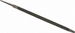 Value Collection - 9-3/4" Long, Taper American-Pattern File - Single Cut, 0.33" Overall Thickness, Tang - Americas Industrial Supply