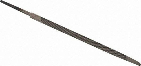 Value Collection - 5.27" Long, Taper American-Pattern File - Single Cut, 0.16" Overall Thickness, Tang - Americas Industrial Supply