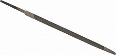 Value Collection - 5.27" Long, Taper American-Pattern File - Single Cut, 0.16" Overall Thickness, Tang - Americas Industrial Supply