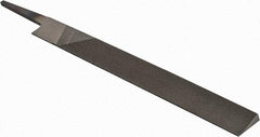 Value Collection - 7.61" Long, Smooth Cut, Knife American-Pattern File - Double Cut, 0.18" Overall Thickness, Tang - Americas Industrial Supply