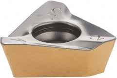 Iscar - HM390 TDKT1505 Grade IC330 Carbide Milling Insert - TiCN/TiN Finish, 0.2303" Thick, 0.449" Inscribed Circle, 0.8mm Corner Radius - Americas Industrial Supply